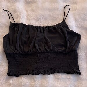 Love Tree Dark Gray Camisole Crop Top